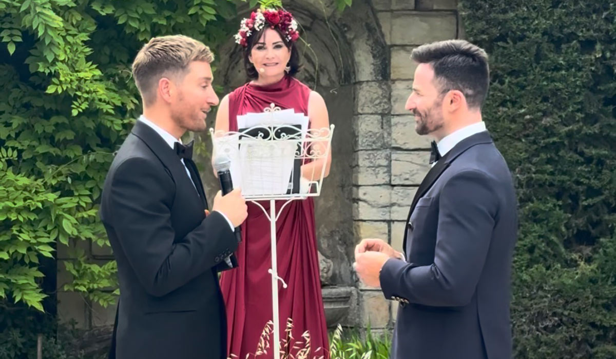 Rob Kenny's wedding. Pic: Rob Kenny / Instagram