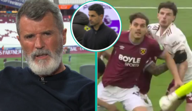 Roy Keane Claims Arsenal 'Got Away With One' After Arteta's Bizarre Rice Decision