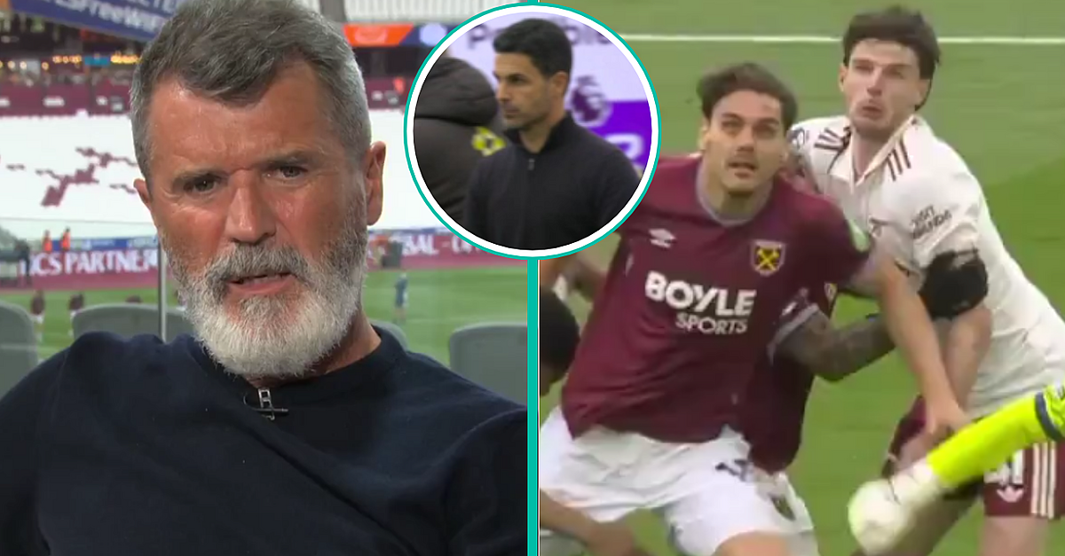 Roy Keane Claims Arsenal 'Got Away With One' After Arteta's Bizarre Rice Decision