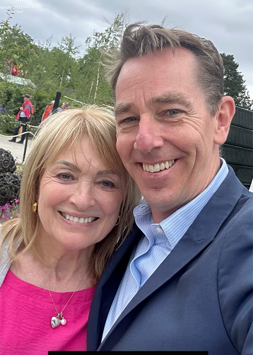 Ryan Tubridy with Mary Kennedy at Bloom. Pic: Ryan Tubridy / Instagram