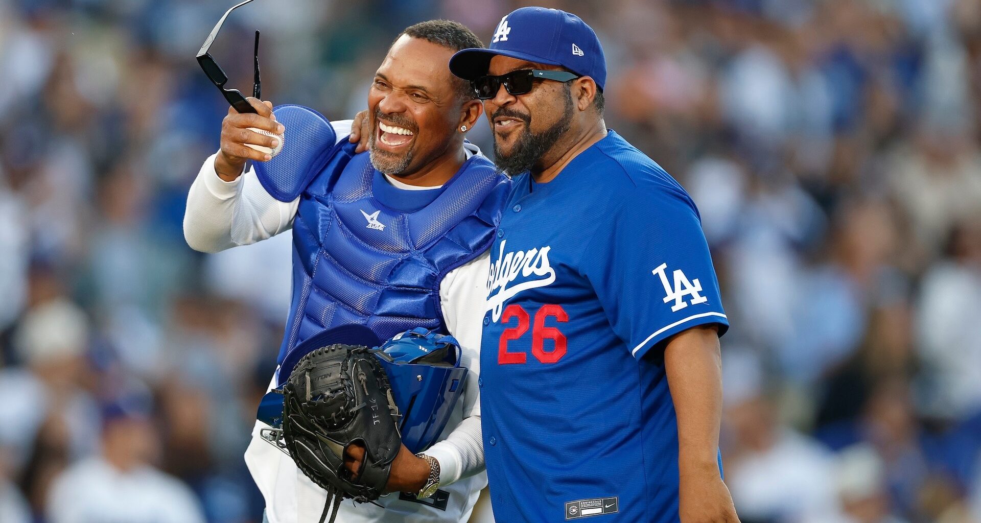 (L-R) Mike Epps and Ice Cube.
