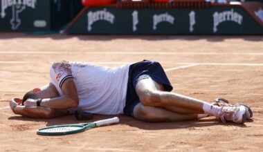 Czech tennis player Jakub Mensik wins the2nd round of the French Open 2026 on the Roland Garros courts in Paris, France, on May 27, 2026. Photo/Pavel Lebeda (CTK via AP Images)