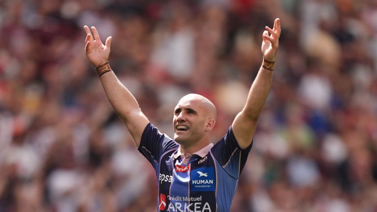Bordeaux captain Lucu put in another fabulous performance, both with the kicking tee and in general play