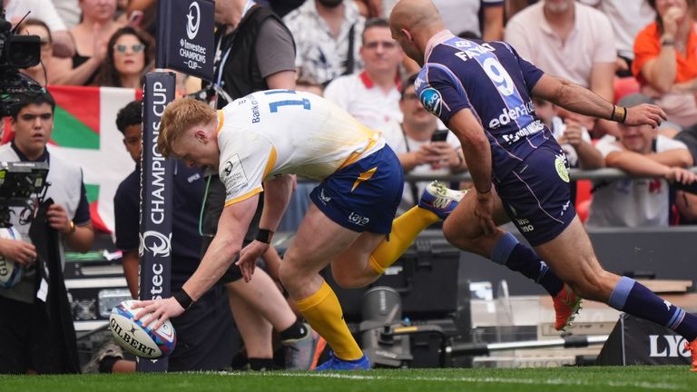Tommy O'Brien scored the opening try of the final for Leinster in the corner