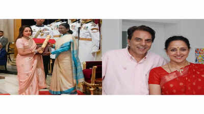 Hema Malini’s emotional note on receiving Dharmendra’s Padma Vibhushan; 'I felt Dharam ji holding my hand,' says veteran actress