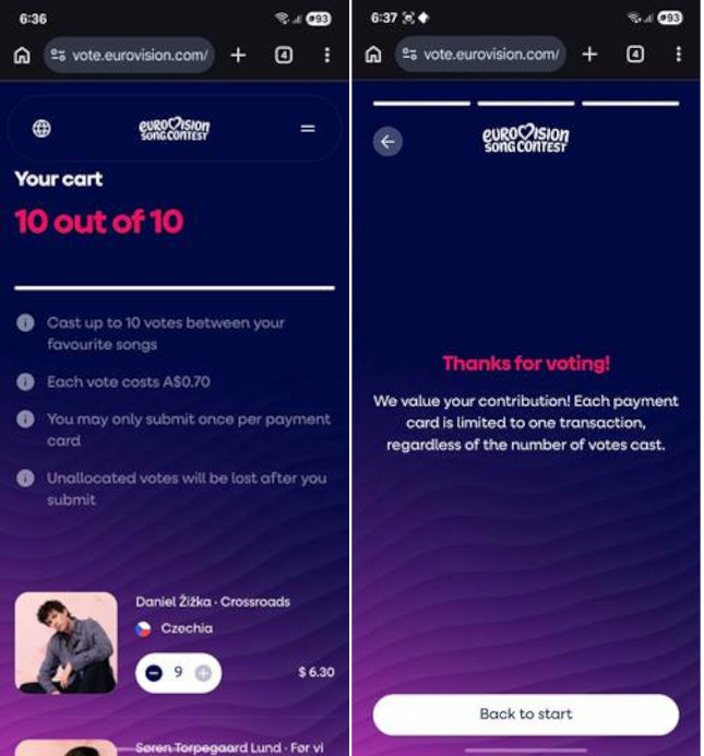 Investigating the 2026 Televote regulations (image: Sharleen Wright)