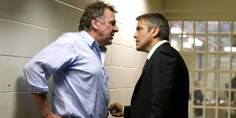 Tom Wilkinson and George Clooney in Michael Clayton