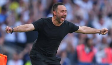 Tottenham manager Roberto De Zerbi