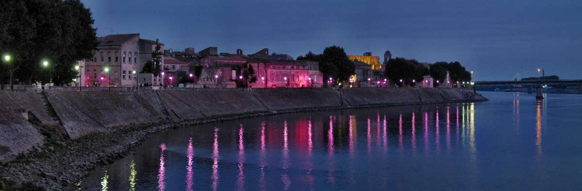 view of rhône arles frnace