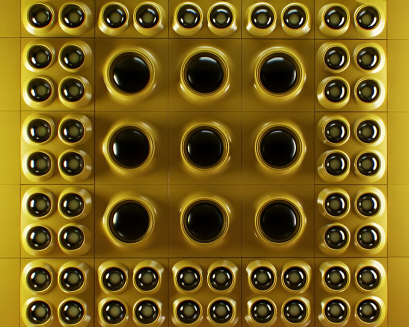RETROCORE reimagines retro-futurist lighting as modular wall and ceiling compositions - 2