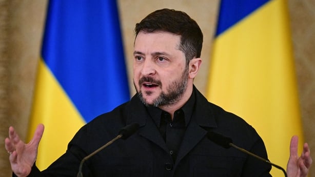 Ukrainian President Volodymyr Zelensky