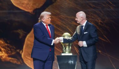 Trump to present trophy to World Cup winners