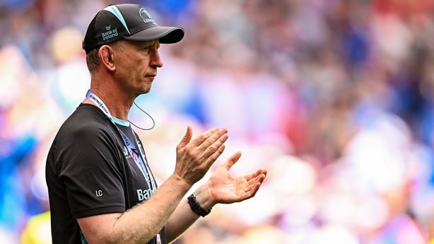 23 May 2026; Leinster head coach Leo Cullen before the Investec Champions Cup final match between Leinster and Union Bordeaux Bégles at San Mamés Stadium in Bilbao, Spain. Photo by Seb Daly/Sportsfile