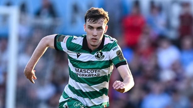 25 May 2026; Matt Healy of Shamrock Rovers during the SSE Airtricity Men's Premier Division match between Bohemians and Shamrock Rovers at Dalymount Park in Dublin. Photo by Tyler Miller/Sportsfile