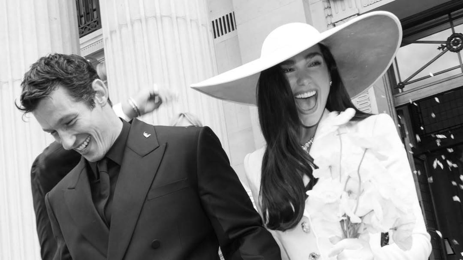 Lipa shares photographs of her wedding to Callum Turner