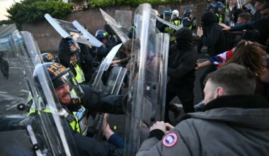 Protesters clash with police in England over Nowak murder