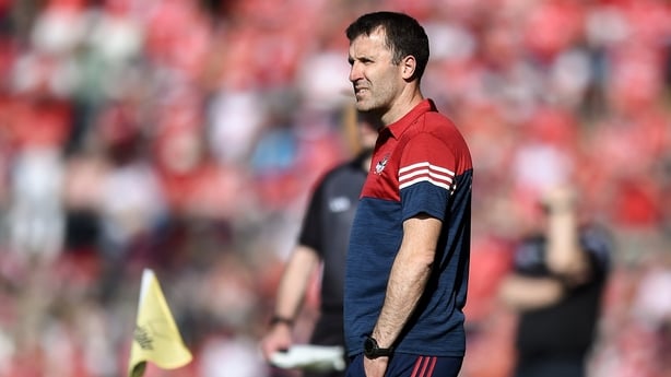 24 May 2026; Cork manager Ben O'Connor during the Munster GAA Senior Hurling Championship Round 5 match between Cork and Clare at SuperValu Páirc Uí Chaoimh in Cork. Photo by John Sheridan/Sportsfile
