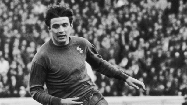 Chelsea FC footballer Bobby Tambling, 21st March 1967. (Photo by A. Jones/Evening Standard/Getty Images)