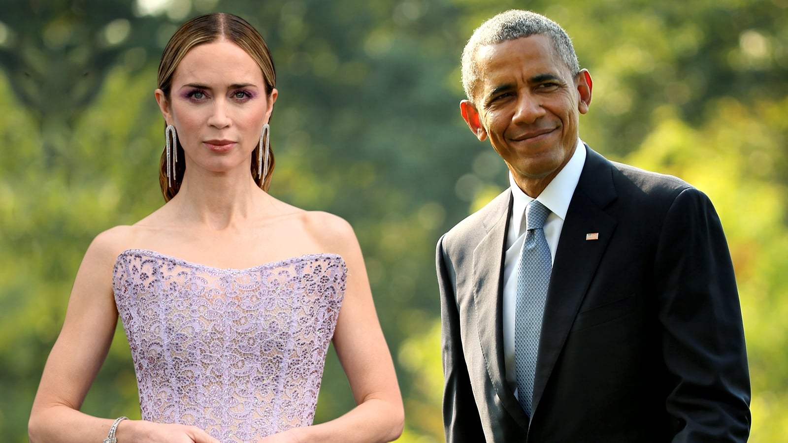 Blunt 'starstruck' by Obama visit to Disclosure Day set