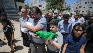 Seven-month-old boy killed by Israeli forces laid to rest