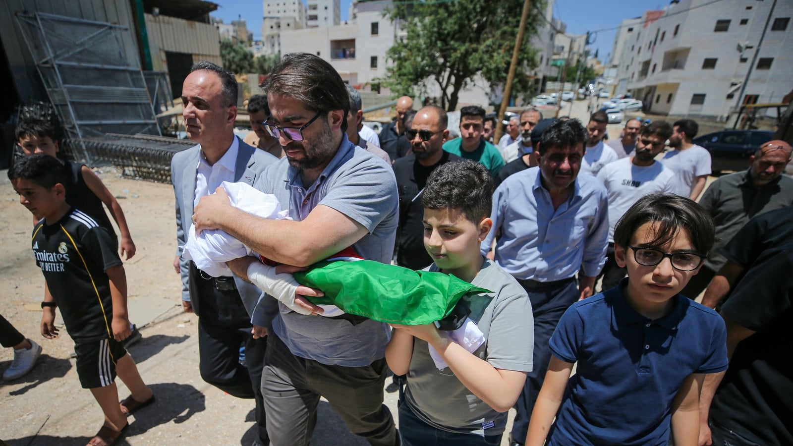 Seven-month-old boy killed by Israeli forces laid to rest