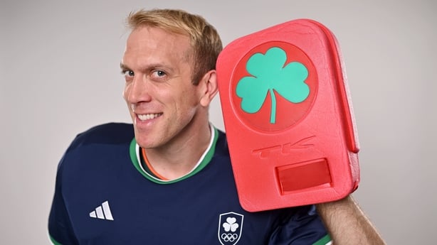 6 July 2024; David Harte during the Team Ireland Paris 2024 team announcement for Hockey at the Crowne Plaza Hotel in Blanchardstown, Dublin. Photo by David Fitzgerald/Sportsfile 