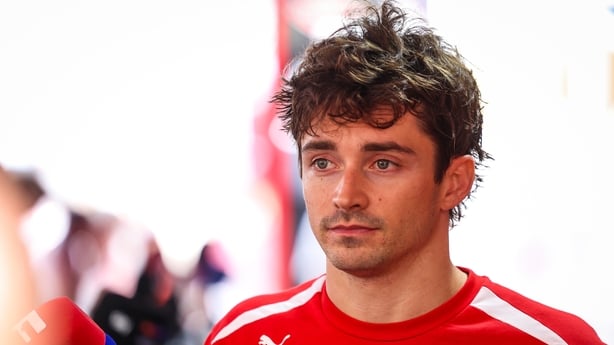 A disappointed Charles Leclerc of Monaco and Ferrari answers questions in the TV media pen following his DNF during the F1 Grand Prix of Monaco at Circuit de Monaco on June 7, 2026 in Monte-Carlo, Monaco.
