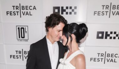 Katy Perry and Justin Trudeau make red carpet debut
