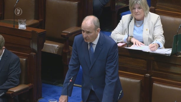 Taoiseach Micheál Martin in the Dáil