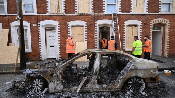 Residents clean-up on Lendrick Street in belfast