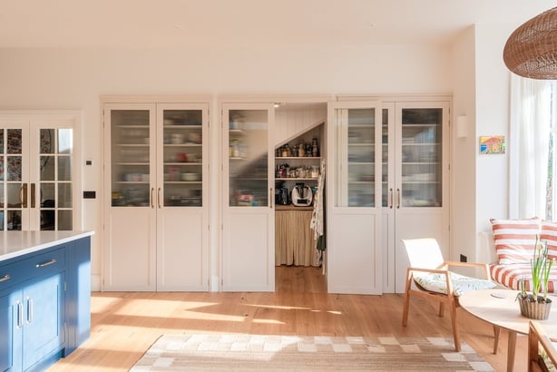a bright kitchen