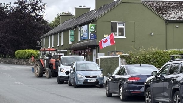 A street in Aughagower in Co Mayo
