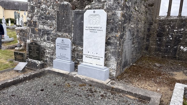 Graves in Aughagower in Co Mayo
