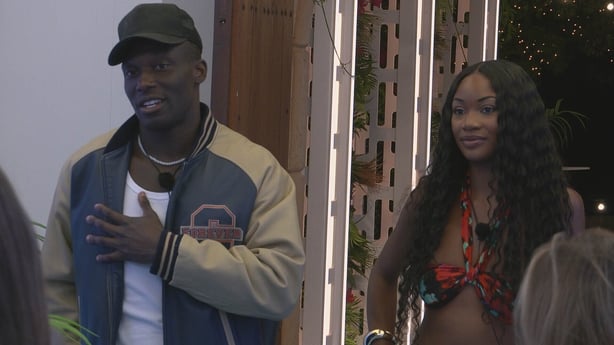 Ope and Victoria on Love Island