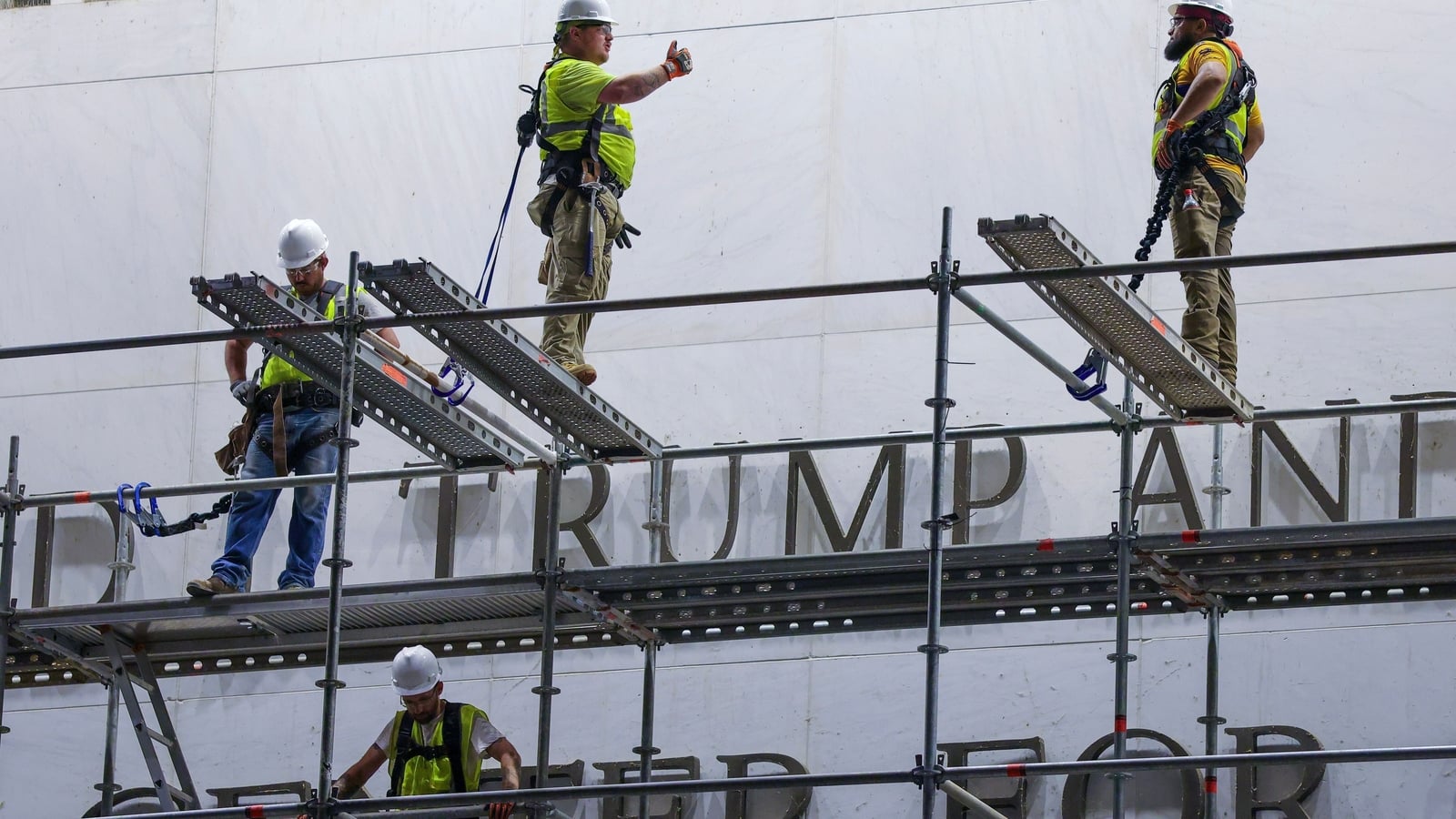 Trump's name removed from Kennedy Center