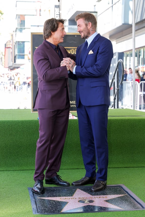 Tom Cruise and David Beckham