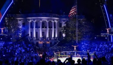 Fighting at the White House as fighting ends in Iran
