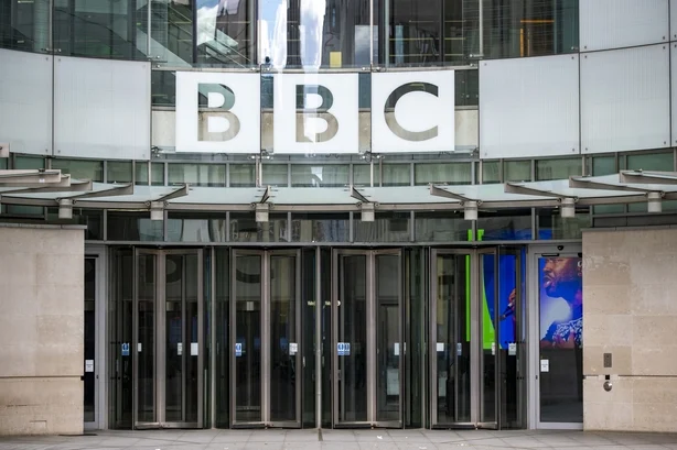 BBC Broadcasting House at Portland Place on 5 April 2026 in London. (Photo by Mike Kemp/In Pictures via Getty Images)