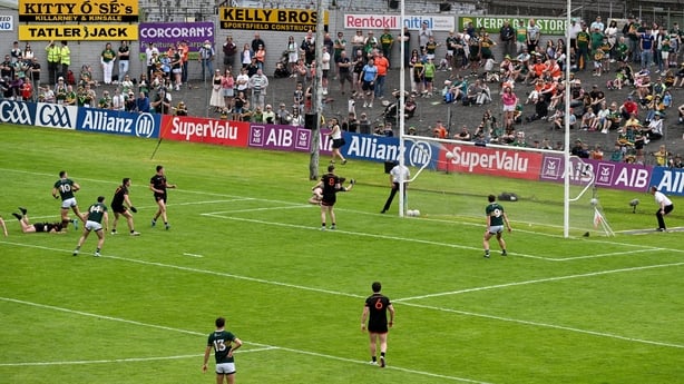 Joe O'Connor scores Kerry's third goal against Armagh