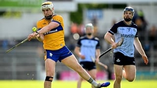 Sean Rynne in action against Conor Burke