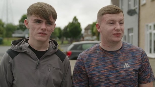 Cillian Flaherty and his brother Cian