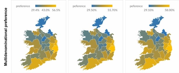  Multidenomintional survey county by county breakdown