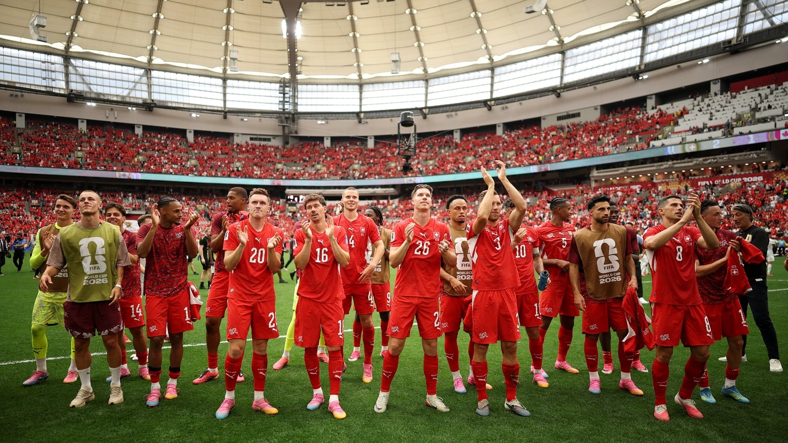 Switzerland secure World Cup group victory with 2-1 win