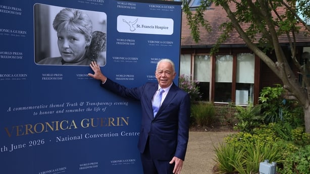 Jimmy Guerin, a brother of murdered journalist Veronica Guerin, at the launch of a fundraising event for her sister