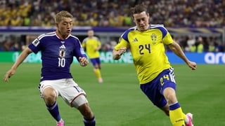 Japan's Ritsu Doan and Sweden's Elliot Stroud - 2026 World Cup
