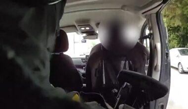 UK van driver gives lift to armed police chasing suspect