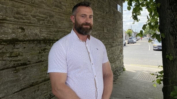 Louth councillor Ciaran Fisher - pic - Laura Hogan - RTE