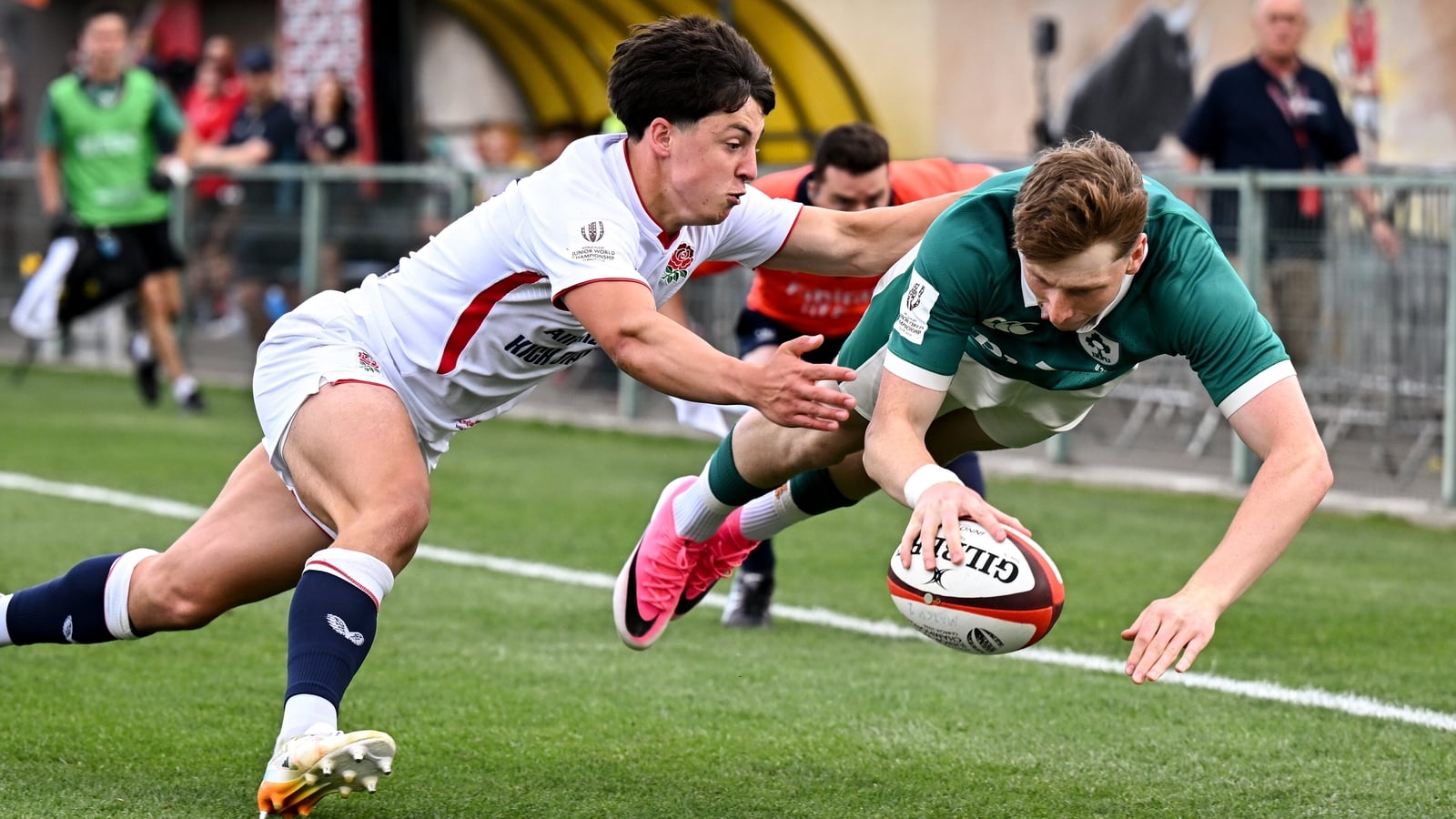 Ryan hat-trick not enough as Ireland U20s lose to England