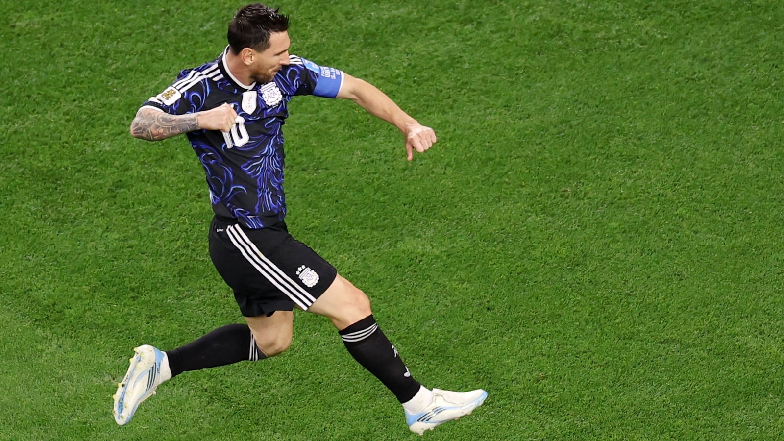 Messi breaks another World Cup record as holders march on