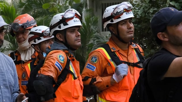LA GUAIRA, VENEZUELA - JUNE 27: Military personnel control access to La Guaira state as heavy machinery is deployed to clear debris following the recent twin earthquakes in Venezuela, on June 27, 2026. Search and rescue operations continue amid hopes of finding more survivors, while international ci